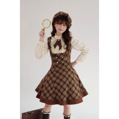 Cyans Qing Shattered Pocket Watch Underbust JSK(Pre-Order/Full Payment Without Shipping)